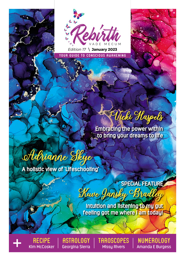 Front cover Jan-Feb 2023 Rebirth Magazine