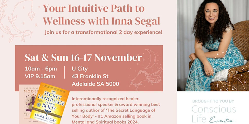 Your Intuitive Path to Wellness with Inna Segal Adelaide